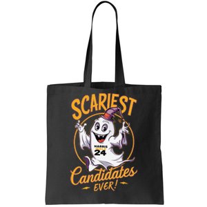 Scariest Candidates Ever Harris Walz 2024 Halloween Tote Bag