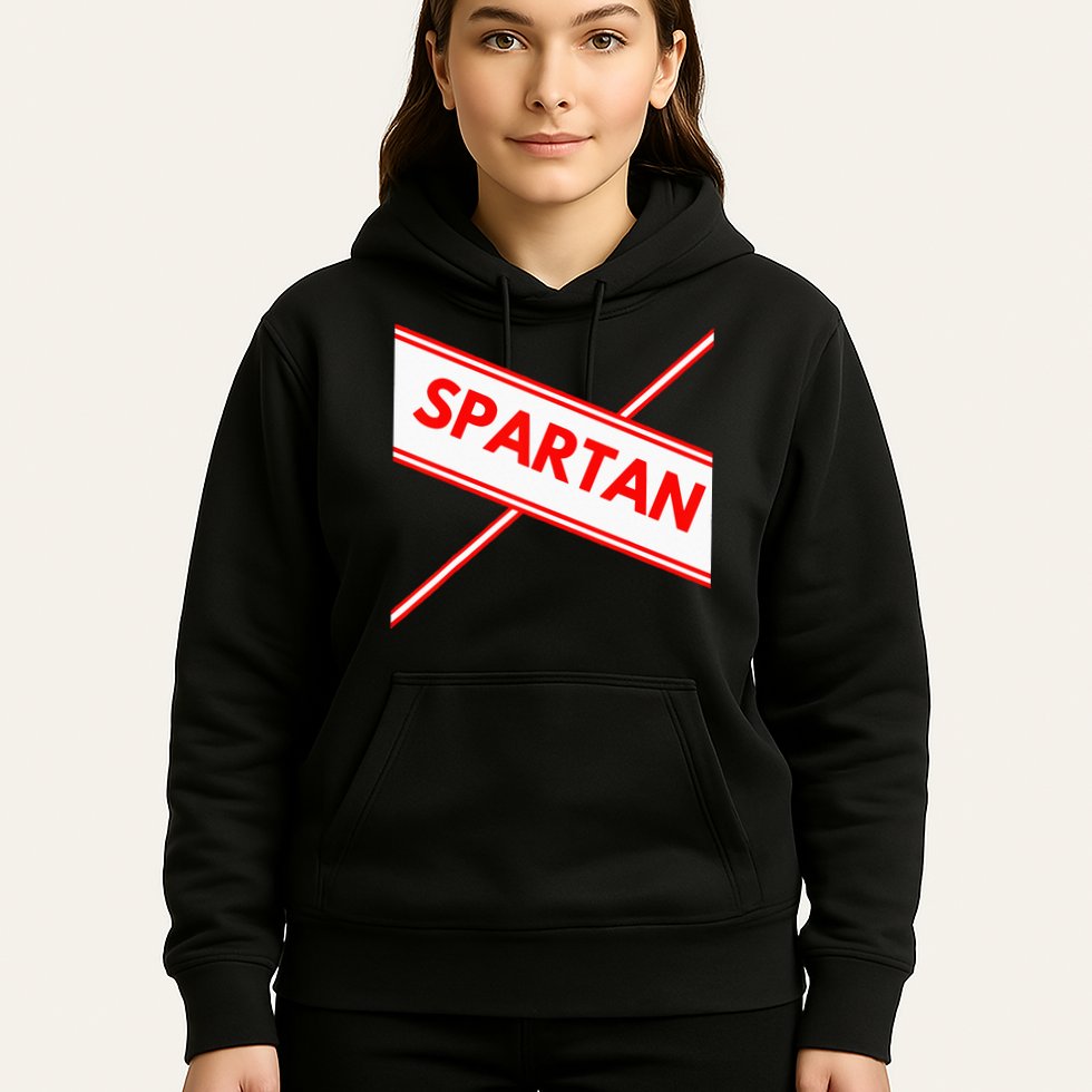 Spartan Cheerleader Easy Halloween Costume Design Hoodie
