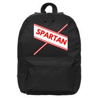Spartan Cheerleader Easy Halloween Costume Design 16 in Basic Backpack