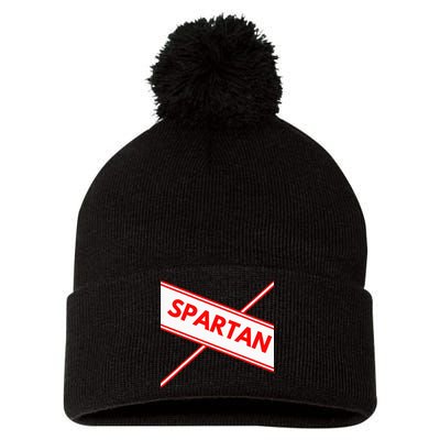 Spartan Cheerleader Easy Halloween Costume Design Pom Pom 12in Knit Beanie