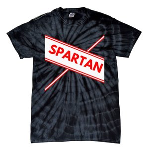 Spartan Cheerleader Easy Halloween Costume Design Tie-Dye T-Shirt