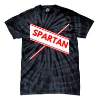 Spartan Cheerleader Easy Halloween Costume Design Tie-Dye T-Shirt