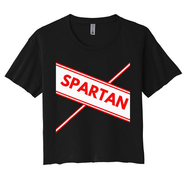 Spartan Cheerleader Easy Halloween Costume Design Crop Top