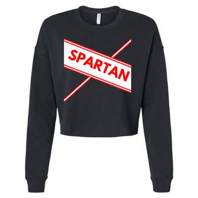 Spartan Cheerleader Easy Halloween Costume Design Cropped Pullover Crew