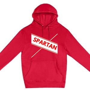 Spartan Cheerleader Easy Halloween Costume Design Premium Pullover Hoodie