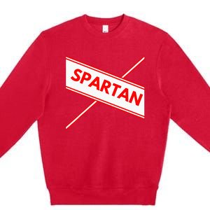 Spartan Cheerleader Easy Halloween Costume Design Premium Crewneck Sweatshirt