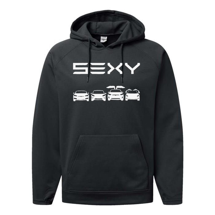 Sexy Cars Electric Cars Zero Emissions Haha Gas Performance Fleece Hoodie