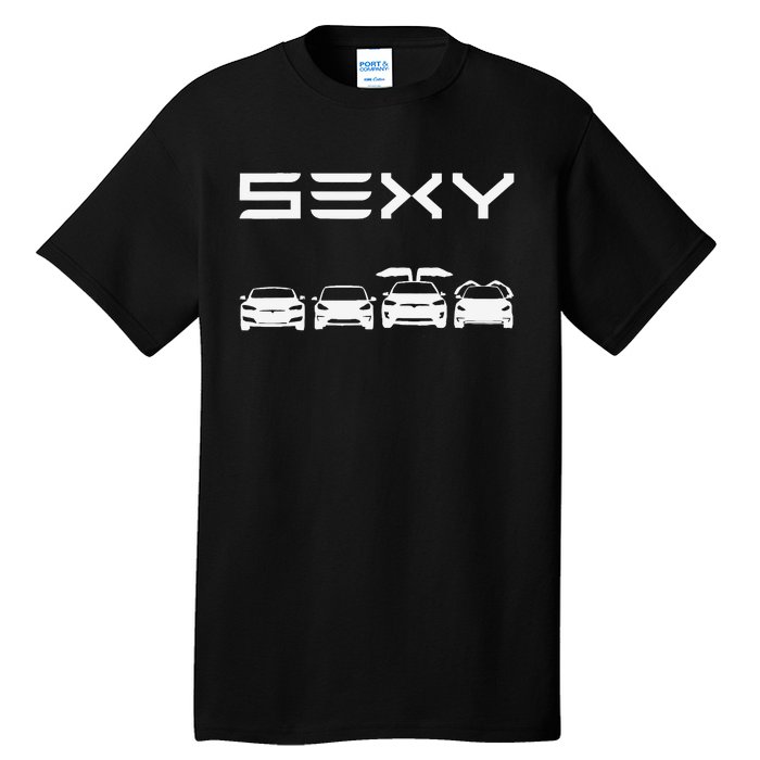 Sexy Cars Electric Cars Zero Emissions Haha Gas Tall T-Shirt