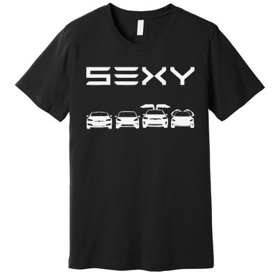 Sexy Cars Electric Cars Zero Emissions Haha Gas Premium T-Shirt