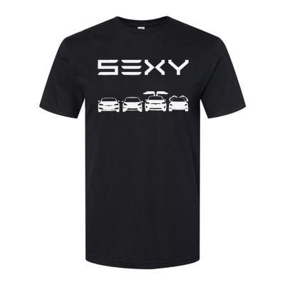 Sexy Cars Electric Cars Zero Emissions Haha Gas Softstyle CVC T-Shirt