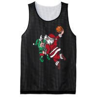 Santa Claus Elf Playing Basketball Christmas Pajama Sport XMas Mesh Reversible Basketball Jersey Tank