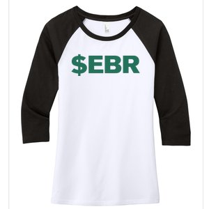 Spittin Chiclets $Ebr Women's Tri-Blend 3/4-Sleeve Raglan Shirt