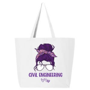 S Civil Engineering Life Civil Engineering Major Gift 25L Jumbo Tote