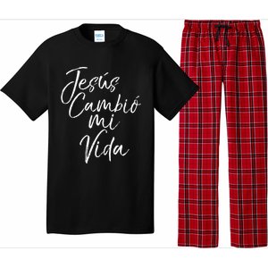 Spanish Christian EspañOl Bible Verse JesúS Cambió Mi Vida Pajama Set