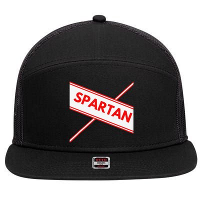 Spartan Cheerleader Easy Halloween Costume Design 7 Panel Mesh Trucker Snapback Hat