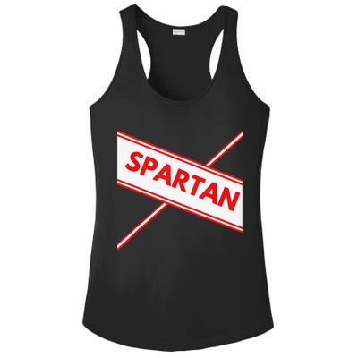 Spartan Cheerleader Easy Halloween Costume Design Ladies PosiCharge Competitor Racerback Tank