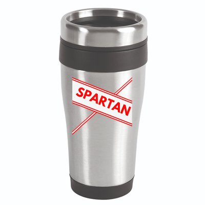 Spartan Cheerleader Easy Halloween Costume Design 16oz Travel Tumbler