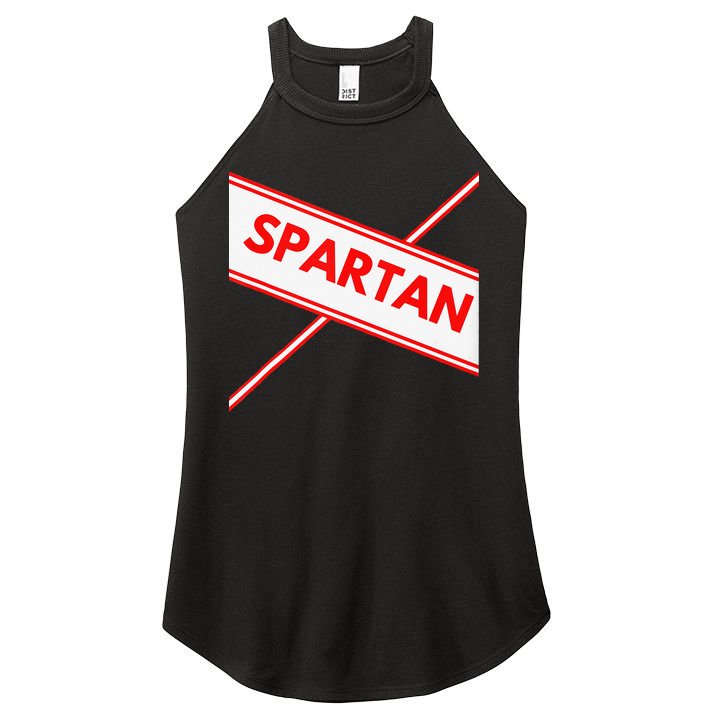 Spartan Cheerleader Easy Halloween Costume Design Women's Perfect Tri Rocker Tank