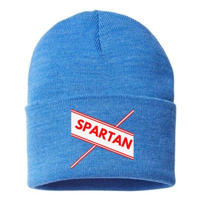 Spartan Cheerleader Easy Halloween Costume Design Sustainable Knit Beanie