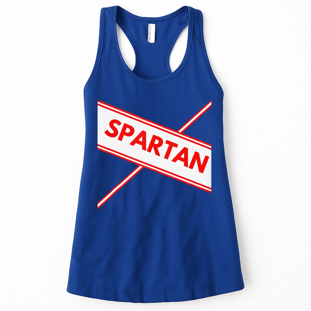 Spartan Cheerleader Easy Halloween Costume Design Womens Tank Top