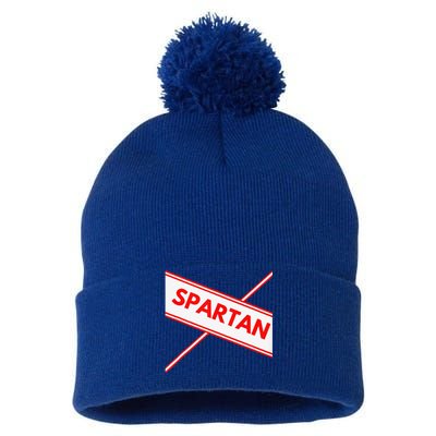 Spartan Cheerleader Easy Halloween Costume Design Pom Pom 12in Knit Beanie