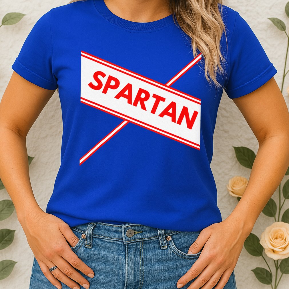 Spartan Cheerleader Easy Halloween Costume Design Womens T-Shirt