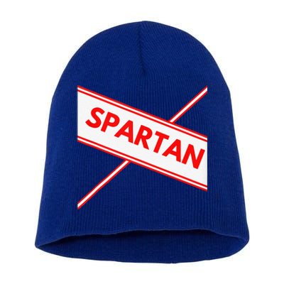 Spartan Cheerleader Easy Halloween Costume Design Short Acrylic Beanie