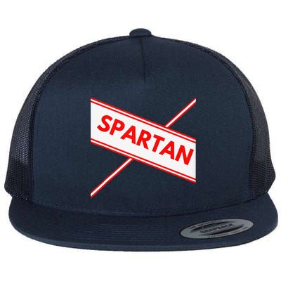 Spartan Cheerleader Easy Halloween Costume Design Flat Bill Trucker Hat