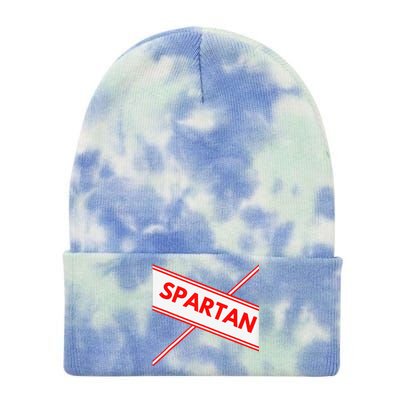 Spartan Cheerleader Easy Halloween Costume Design Tie Dye 12in Knit Beanie