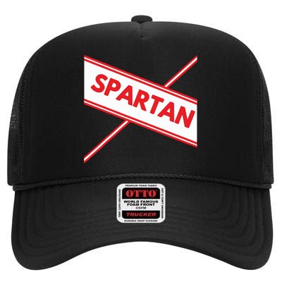 Spartan Cheerleader Easy Halloween Costume High Crown Mesh Back Trucker Hat