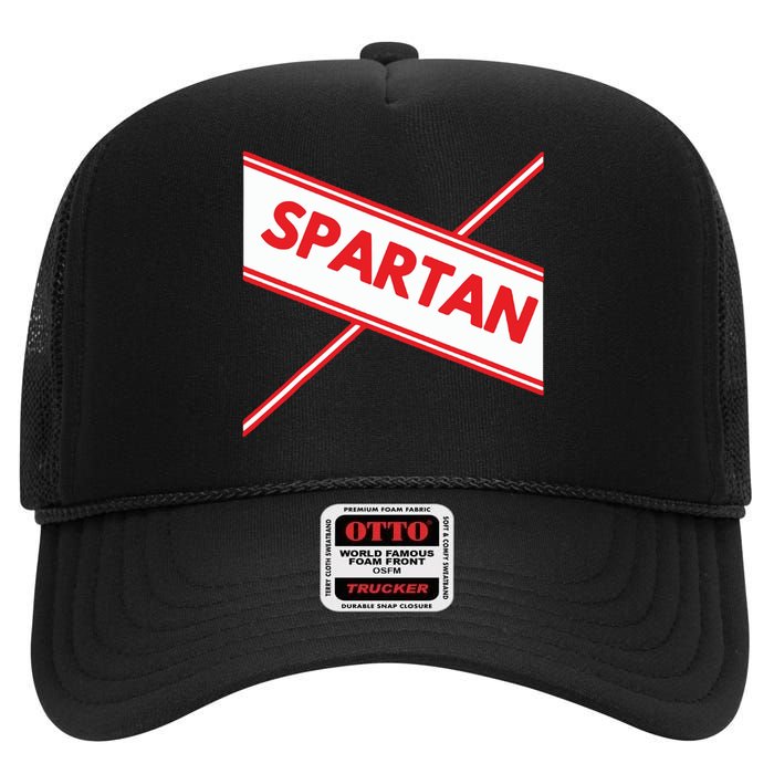 Spartan Cheerleader Easy Halloween Costume High Crown Mesh Back Trucker Hat