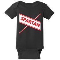 Spartan Cheerleader Easy Halloween Costume Baby Bodysuit