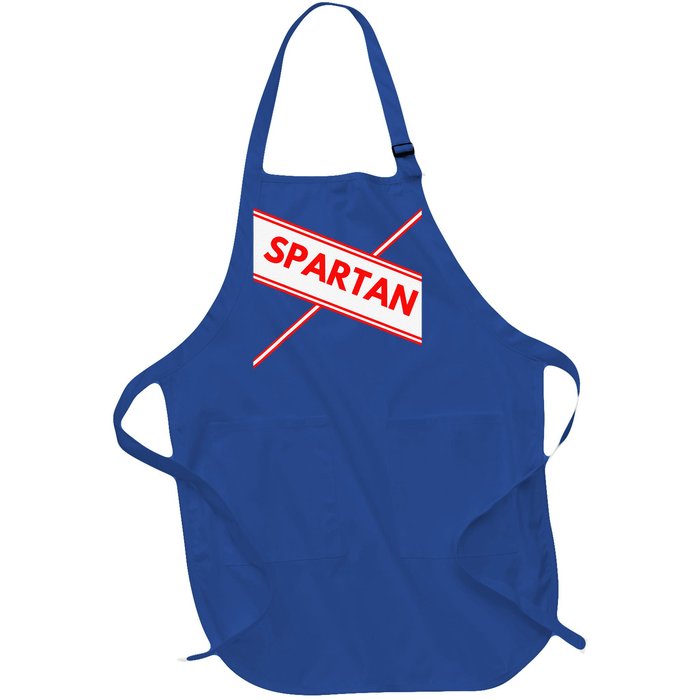 Spartan Cheerleader Easy Halloween Costume Design Full-Length Apron With Pockets