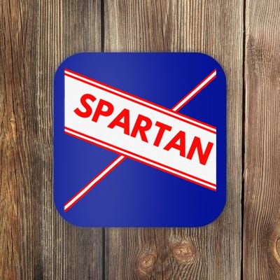 Spartan Cheerleader Easy Halloween Costume Design Coaster