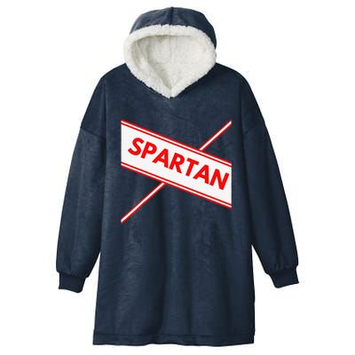 Spartan Cheerleader Easy Halloween Costume Design Hooded Wearable Blanket