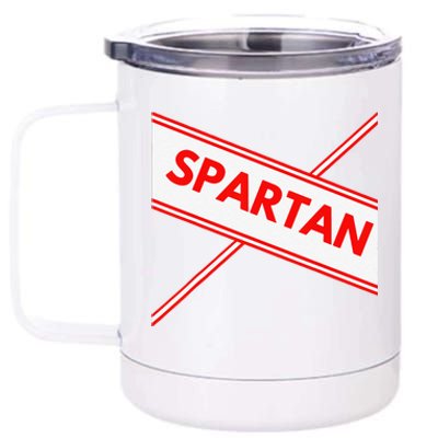 Spartan Cheerleader Easy Halloween Costume Design 12 oz Stainless Steel Tumbler Cup