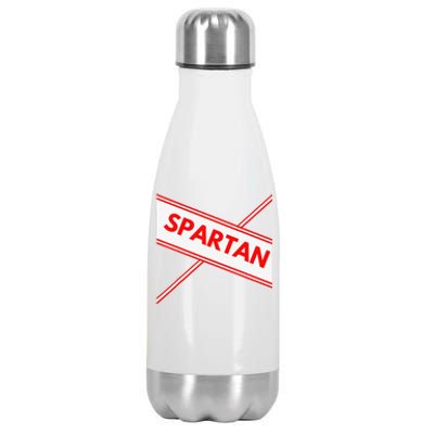 Spartan Cheerleader Easy Halloween Costume Design Stainless Steel Insulated Water Bottle