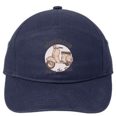 Scooter Club Enjoy The Ride 7-Panel Snapback Hat