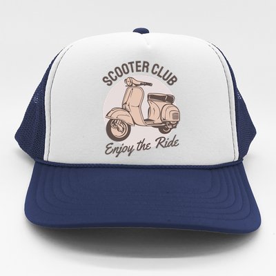 Scooter Club Enjoy The Ride Trucker Hat