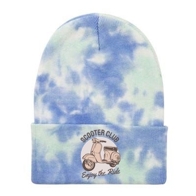 Scooter Club Enjoy The Ride Tie Dye 12in Knit Beanie