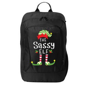 Sassy Christmas Elf Matching Pajama Xmas Party City Backpack