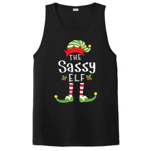 Sassy Christmas Elf Matching Pajama Xmas Party PosiCharge Competitor Tank