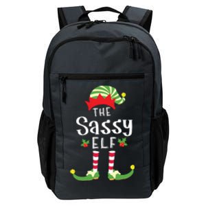 Sassy Christmas Elf Matching Pajama Xmas Party Daily Commute Backpack