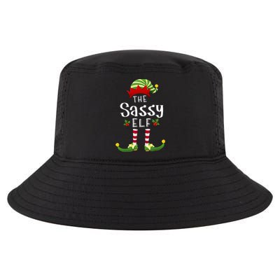 Sassy Christmas Elf Matching Pajama XMas Party Cool Comfort Performance Bucket Hat