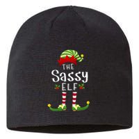 Sassy Christmas Elf Matching Pajama XMas Party Sustainable Beanie