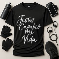 Spanish Christian EspañOl Bible Verse JesúS Cambió Mi Vida Cooling Performance Crew T-Shirt