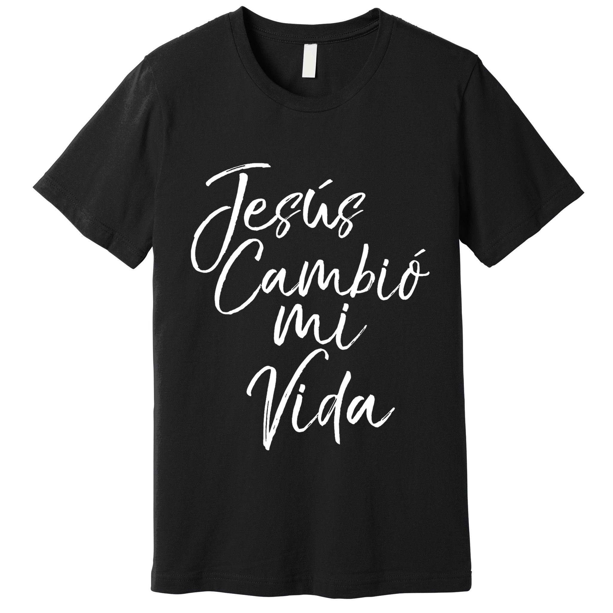 Spanish Christian EspañOl Bible Verse JesúS Cambió Mi Vida Premium T-Shirt