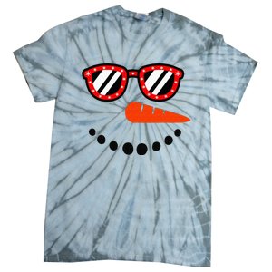 Snowman Christmas For Men Women Snowman Girls Tie-Dye T-Shirt