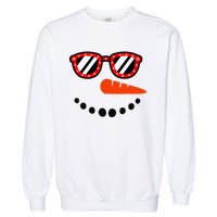 Snowman Christmas For Men Women Snowman Girls Garment-Dyed Sweatshirt