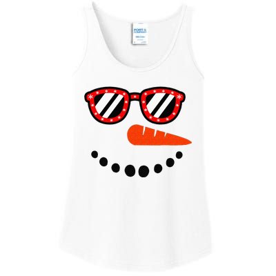 Snowman Christmas For Men Women Snowman Girls Ladies Essential Tank